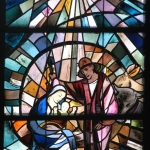 Kirche Bernloch Fenster Geburt Jesu